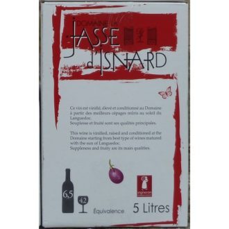 70521 – VIN DE PAYS D’OC ROUGE (5L) DOMAINE LA JASSE D’ISNARD